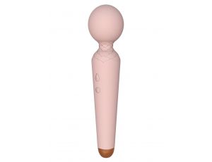 Stymulator łechtaczki Power Wand B Series Magic USB 10 funkcji cielisty