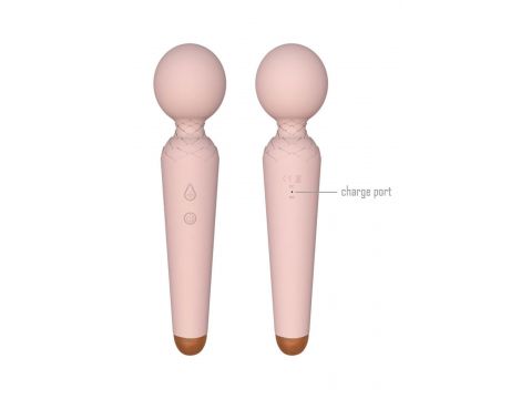 Stymulator łechtaczki Power Wand B Series Magic USB 10 funkcji cielisty - 3