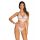 Body koronkowe Lilyanne Obsessive białe S/M