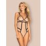 Body erotyczne Obsessive Nudelia beżowe S/M - 4