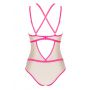 Body Obsessive Nudelia różowe ze złotą nicią L XL - 7