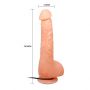 Wibrator realistyczny Baile Jasson 25 cm cielisty z przyssawką - 6