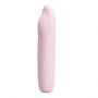 Mini wibrator Pretty Love Burke silikonowy różowy USB 4 wibracje 4 obroty - 3