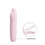 Mini wibrator Pretty Love Burke silikonowy różowy USB 4 wibracje 4 obroty - 7