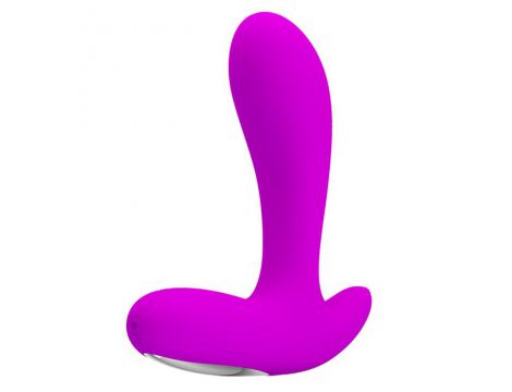 Masażer prostaty silikonowy Pretty Love Backie fioletowy USB 30 funkcji - 2