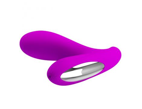 Masażer prostaty silikonowy Pretty Love Backie fioletowy USB 30 funkcji - 3