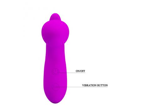 Masażer prostaty silikonowy Pretty Love Backie fioletowy USB 30 funkcji - 5