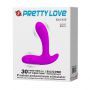 Masażer prostaty silikonowy Pretty Love Backie fioletowy USB 30 funkcji - 8