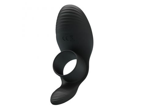 Pierścień erekcyjny wibrujący silikonowy Pretty Love 7 funkcji czarny USB - 5