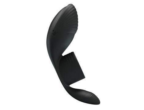 Pierścień erekcyjny wibrujący silikonowy Pretty Love 7 funkcji czarny USB - 6