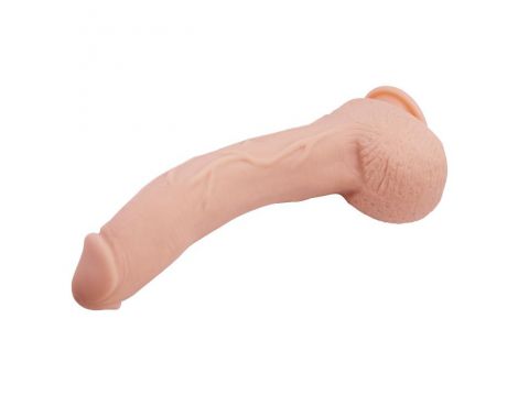 Dildo realistyczne ssące zakrzywione Baile Beautiful Jack cieliste 26 cm - 8