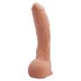 Dildo realistyczne ssące zakrzywione Baile Beautiful Jack cieliste 26 cm - 3