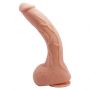 Dildo realistyczne ssące zakrzywione Baile Beautiful Jack cieliste 26 cm - 6