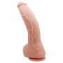 Dildo realistyczne ssące zakrzywione Baile Beautiful Jack cieliste 26 cm - 7