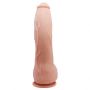 Dildo realistyczne ssące zakrzywione Baile Beautiful Jack cieliste 26 cm - 8