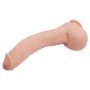 Dildo realistyczne ssące zakrzywione Baile Beautiful Jack cieliste 26 cm - 9