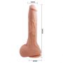 Dildo realistyczne ssące zakrzywione Baile Beautiful Jack cieliste 26 cm - 12