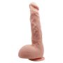 Realistyczne dildo zakrzywione Baile Jason 25 cm cieliste z przyssawką - 6