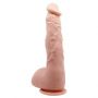 Realistyczne dildo zakrzywione Baile Jason 25 cm cieliste z przyssawką - 7