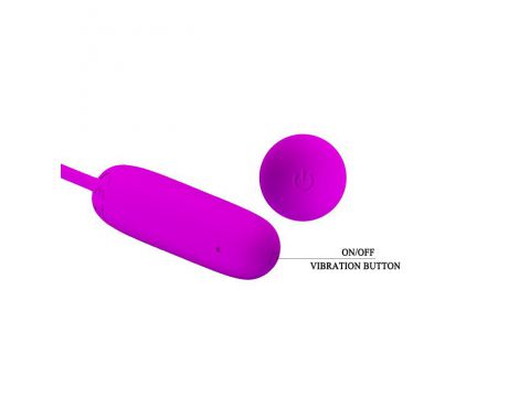 Bezprzewodowe wibrujące jajko Pretty Love Joyce fioletowe USB - 5
