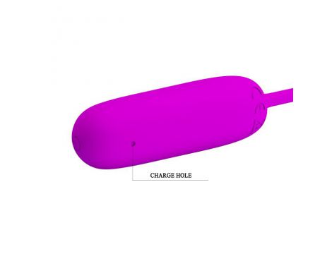 Bezprzewodowe wibrujące jajko Pretty Love Joyce fioletowe USB - 6