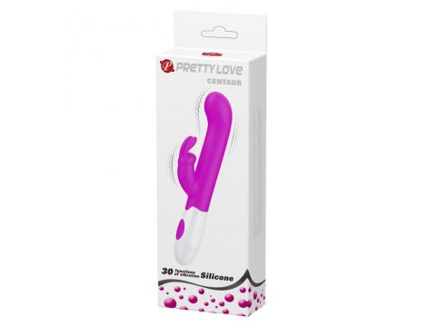 Wibrator króliczek silikonowy Pretty Love Centaur 30 funkcji fioletowy - 7