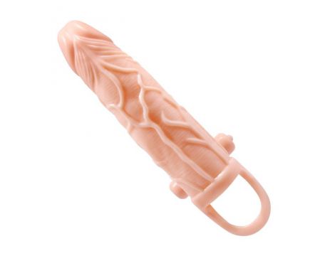Przedłużka wibrująca Pretty Love Brave Man cielista 10 trybów - 3