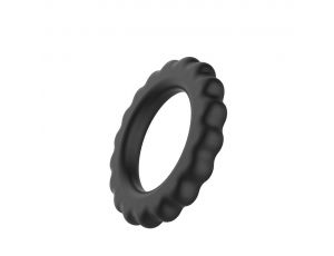 Pierścień erekcyjny Baile Titan Ring silikonowy czarny wodoodporny