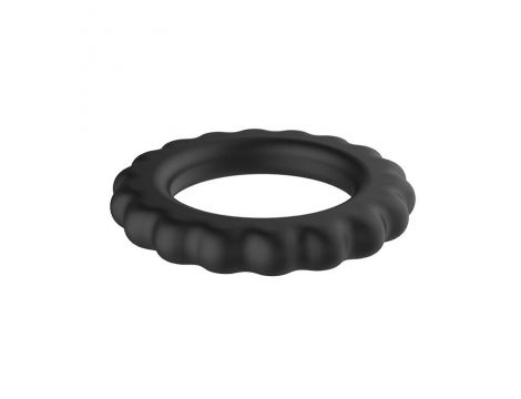 Pierścień erekcyjny Baile Titan Ring silikonowy czarny wodoodporny - 2