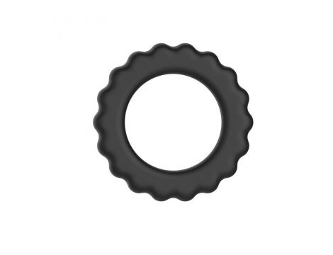 Pierścień erekcyjny Baile Titan Ring silikonowy czarny wodoodporny - 3