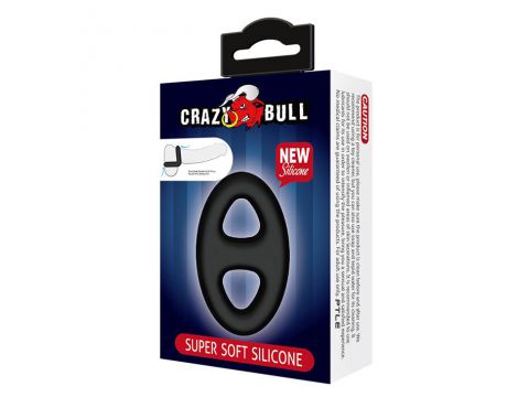 Pierścień erekcyjny super miękki silikonowy Crazy Bull - 5