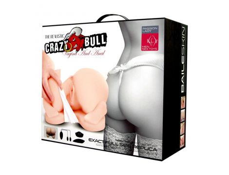 Realistyczna wibrująca cipka i tyłek Crazy Bull Passion Lady - 12