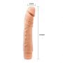 Wibrator realistyczny Baile Barbara Dybbuk cielisty 24 cm wodoodporny - 5