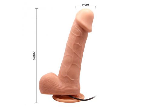 Wibrator realistyczny Baile Barbara Ken cielisty 20 cm - 8
