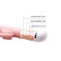 Wibrator króliczek Baile Hot Butterfly rozgrzewający cielisty USB - 6