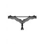 Stringi otwarte Bravelle Obsessive czarne S/M - 9