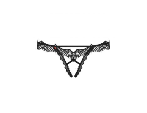 Stringi otwarte Bravelle Obsessive czarne L/XL - 7