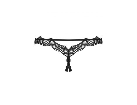 Stringi otwarte Bravelle Obsessive czarne L/XL - 8