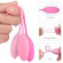 Kulki waginalne silikonowe Toyz4lovers różowe do Kegla 3 szt 15,5 cm - 4