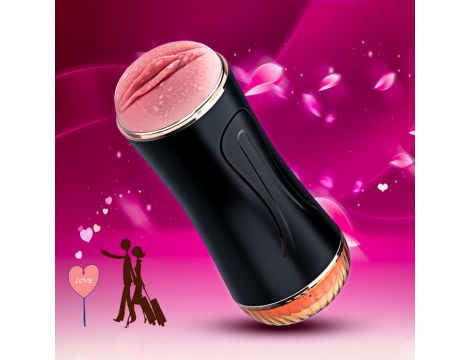 Dwustronny wibrujący masturbator B Series Fox USB - 4