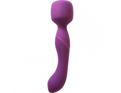 Różdżka masująca Lola Toys fioletowa z ogrzewaniem 22 cm USB - 2