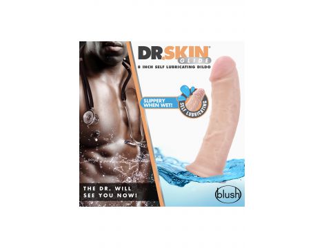 Dildo samonawilżające Blush Dr Skin 20 cm TPE - 11