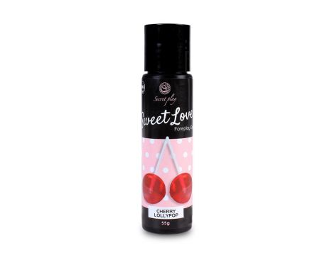 Jadalny żel smakowy wiśniowy lizak Secret Play 60 ml - 2
