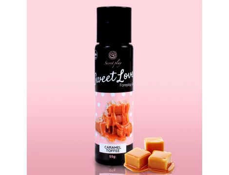 Żel jadalny smakowy karmel toffi Secret Play 60 ml - 4