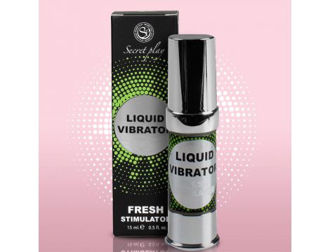 Lubrykant wibrujący Fresh Secret Play miętowy 15 ml - 3