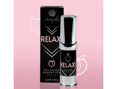 Żel analny relaksujący Secret Play naturalny 15 ml - 3