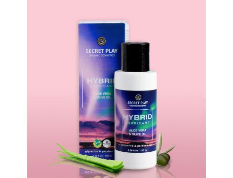 Hybrydowy lubrykant organiczny z aloesem Secret Play 100 ml - 3