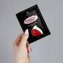 Lubrykant rozgrzewający truskawka śmietanka Secret Play 10ml - 3