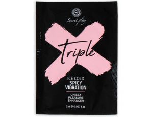 Żel Triple X Secret Play 3w1 unisex 2 ml