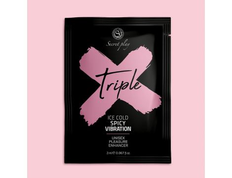 Żel Triple X Secret Play 3w1 unisex 2 ml - 2